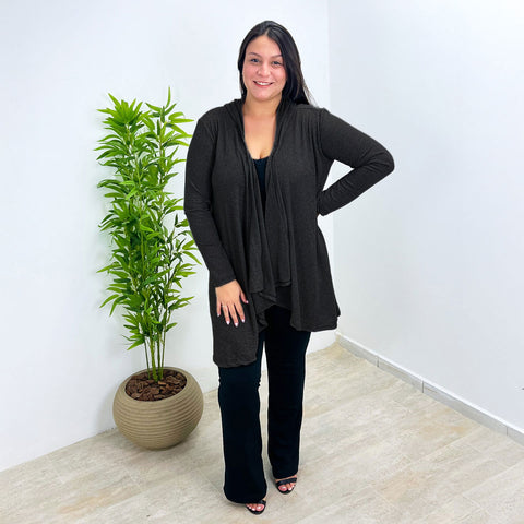 Cardigã Lãnzinha Com Ponta